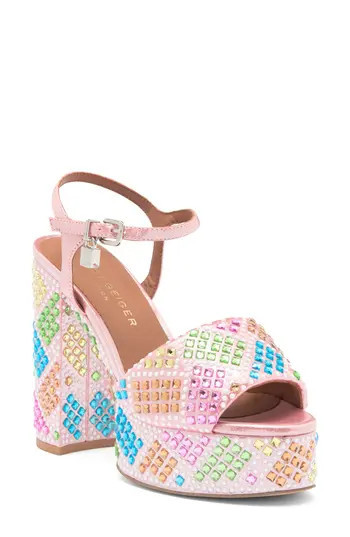 Kurt Geiger London Brixton Platform Sandal in Open Pink at Nordstrom Rack, Size 7.5 | Nordstrom Rack