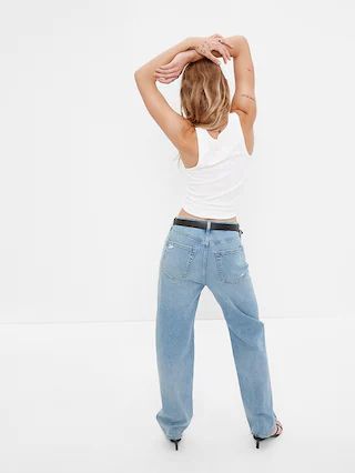 High Rise '90s Loose Jeans in Organic Cotton with Washwell | Gap (US)