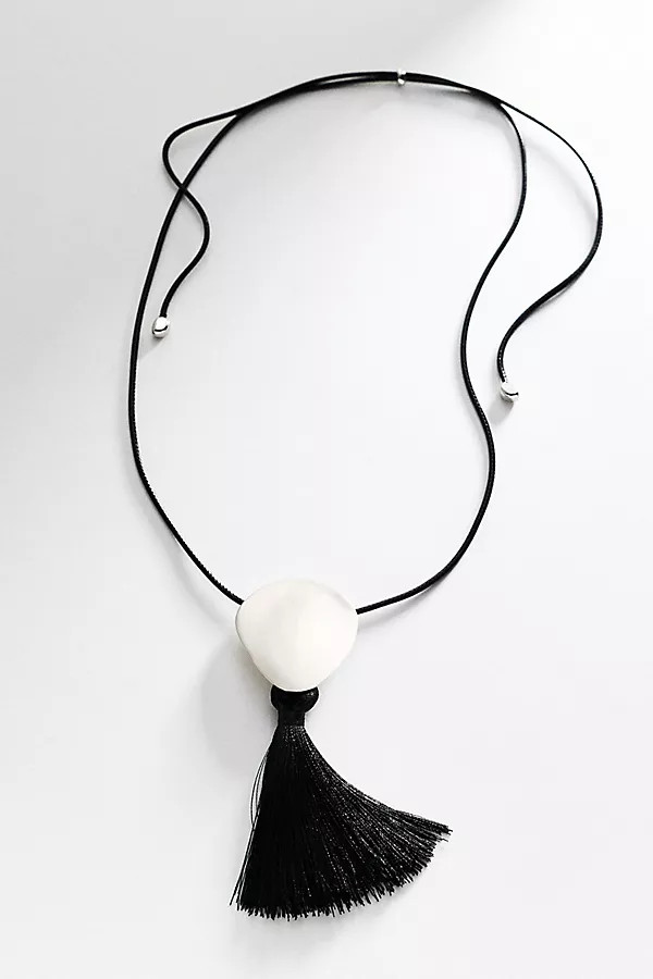 Metal Tassel Pendant Necklace | Anthropologie (US)