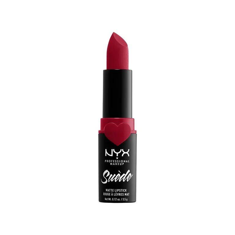 NYX Professional Makeup Suede Matte Lipstick, lightweight vegan formula, Spicy | Walmart (US)