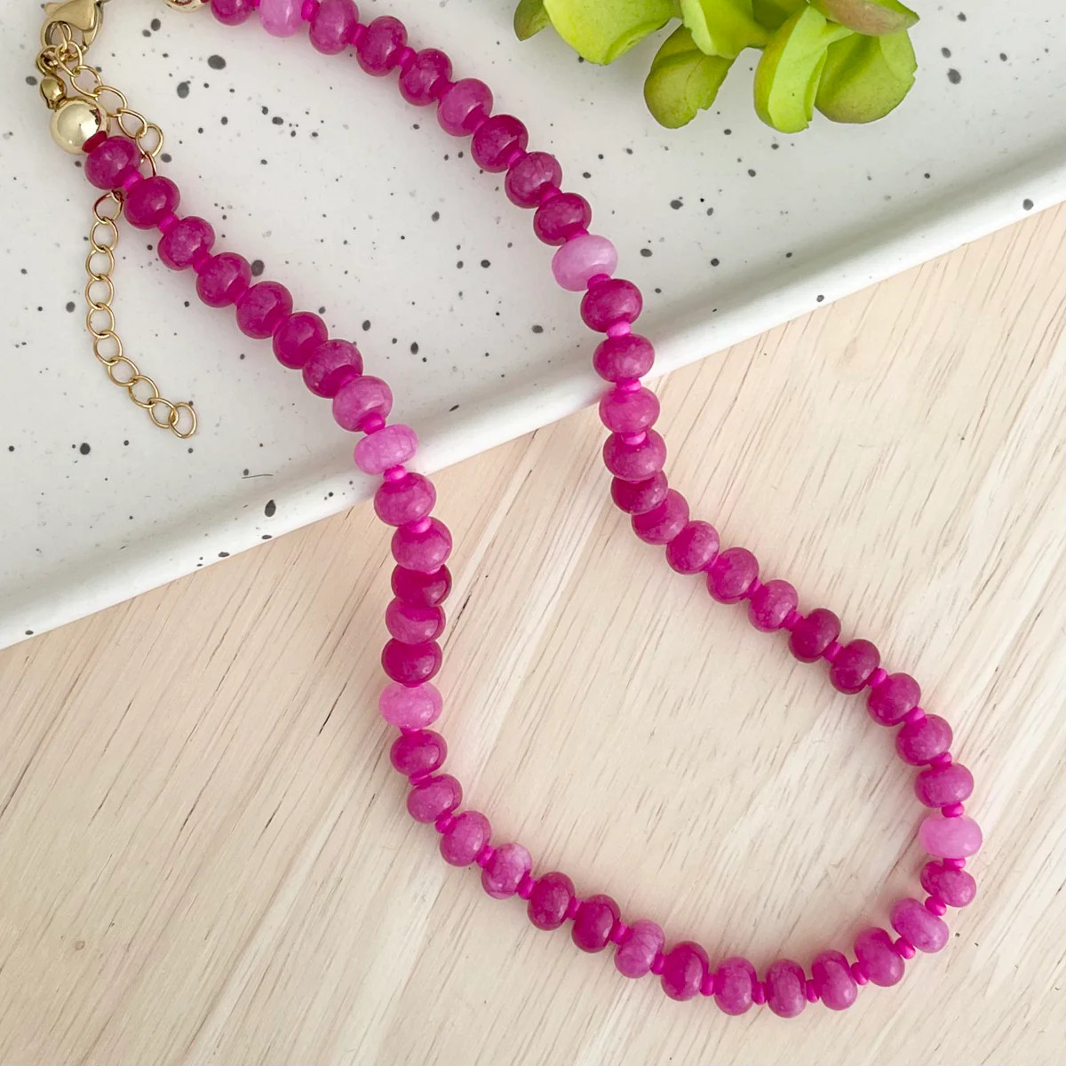 Gemstone Candy Necklace - Elle | MODish Design Co