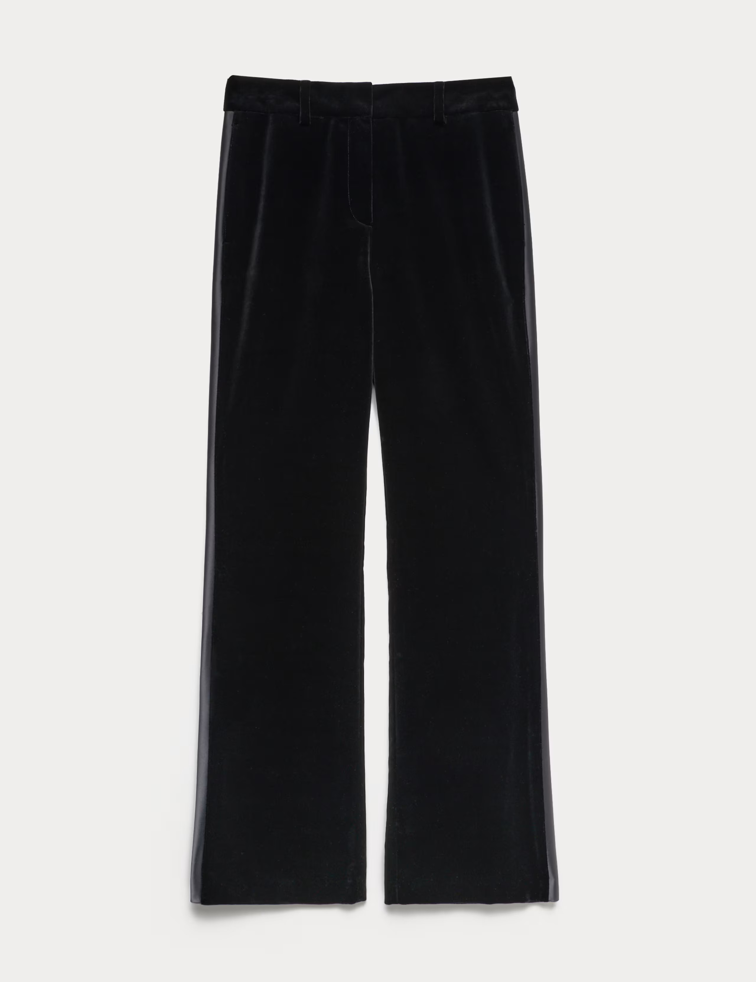 Velvet Straight Leg Trousers | Marks & Spencer (UK)
