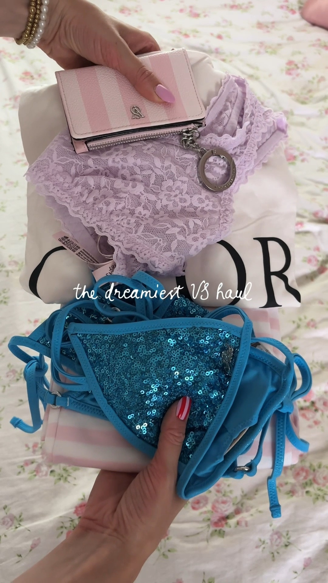 obsessed with this girly and summery victoria’s secret haul! 🌸

it’s giving one part coconut girl / tropical / zara larsson / y2k and another part coquette / pink / shabby chic 🎀

i’ve been obsessed with sequins, off the shoulder tees and lace details! and of course the iconic heritage stripe print 🩷

#LTKTravel #LTKSeasonal #LTKvlog