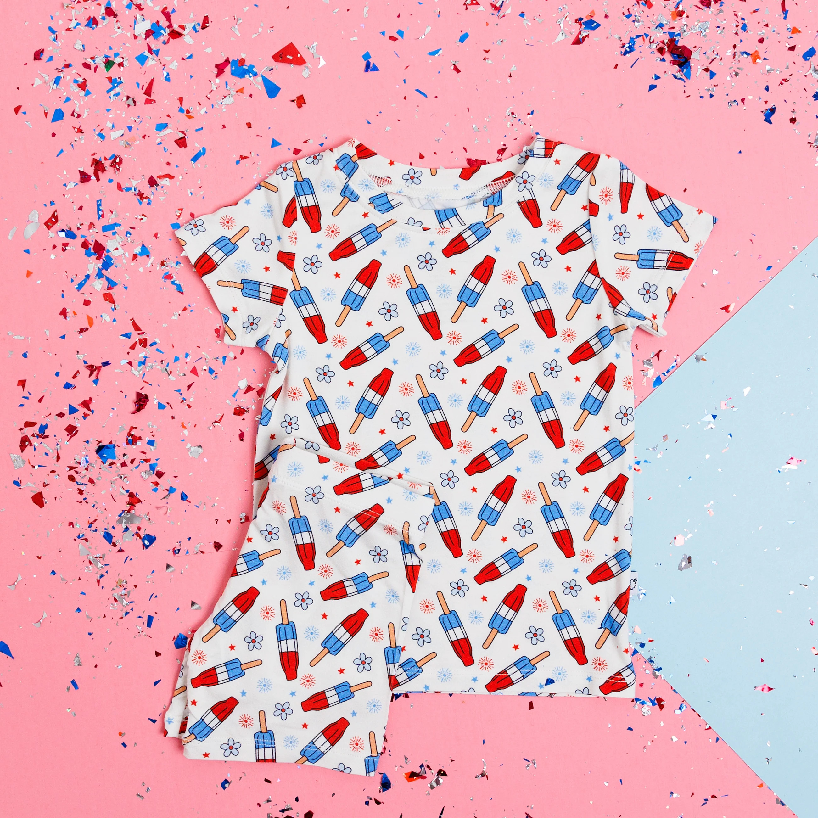 LITTLE MISS FIRECRACKER DREAM SHORT SET | Dream Big Little Co.