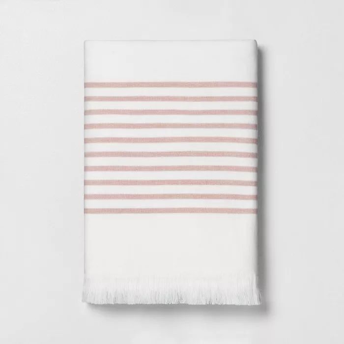 Bath Towel Core Stripe Copper - Hearth &#38; Hand&#8482; with Magnolia | Target