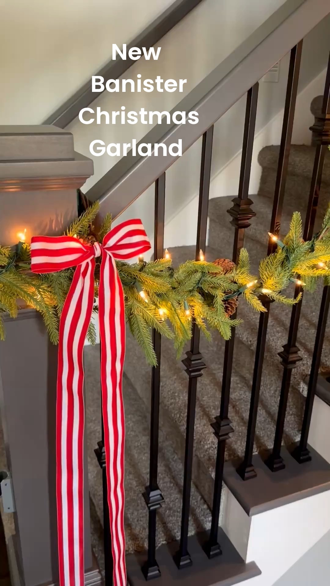 The perfect new Christmas garland and I just kept it simple. Christmas decor home decor.

#LTKHome #LTKHoliday #LTKFindsUnder50