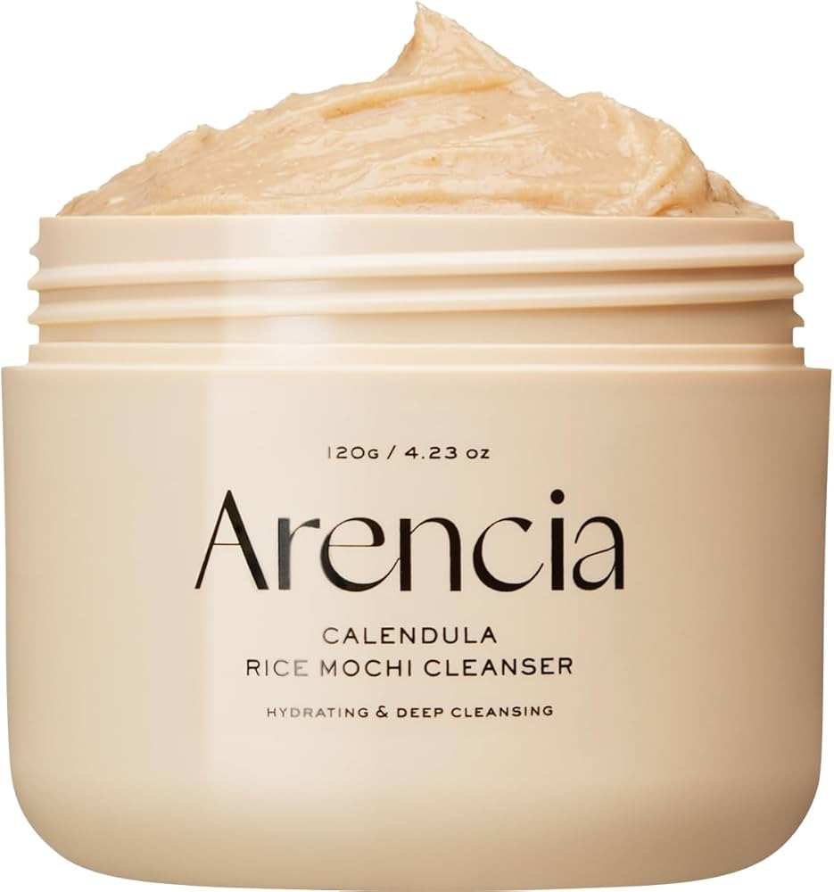 Arencia Calendula Rice Mochi Fresh Cleanser - Moisturizing, Brightening & Deep-Cleansing (4.23oz) | Amazon (US)