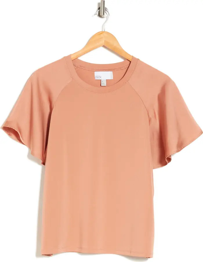 NORDSTROM RACK Mixed Media Top | Nordstromrack | Nordstrom Rack