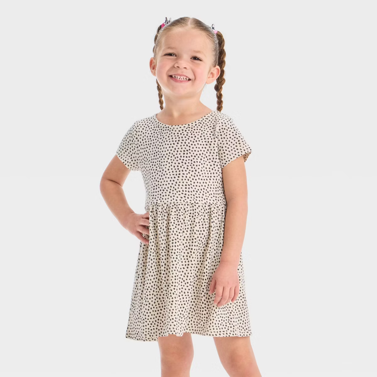 Toddler Girls' St. Patrick's Day Short Sleeve Dress - Cat & Jack™ | Target