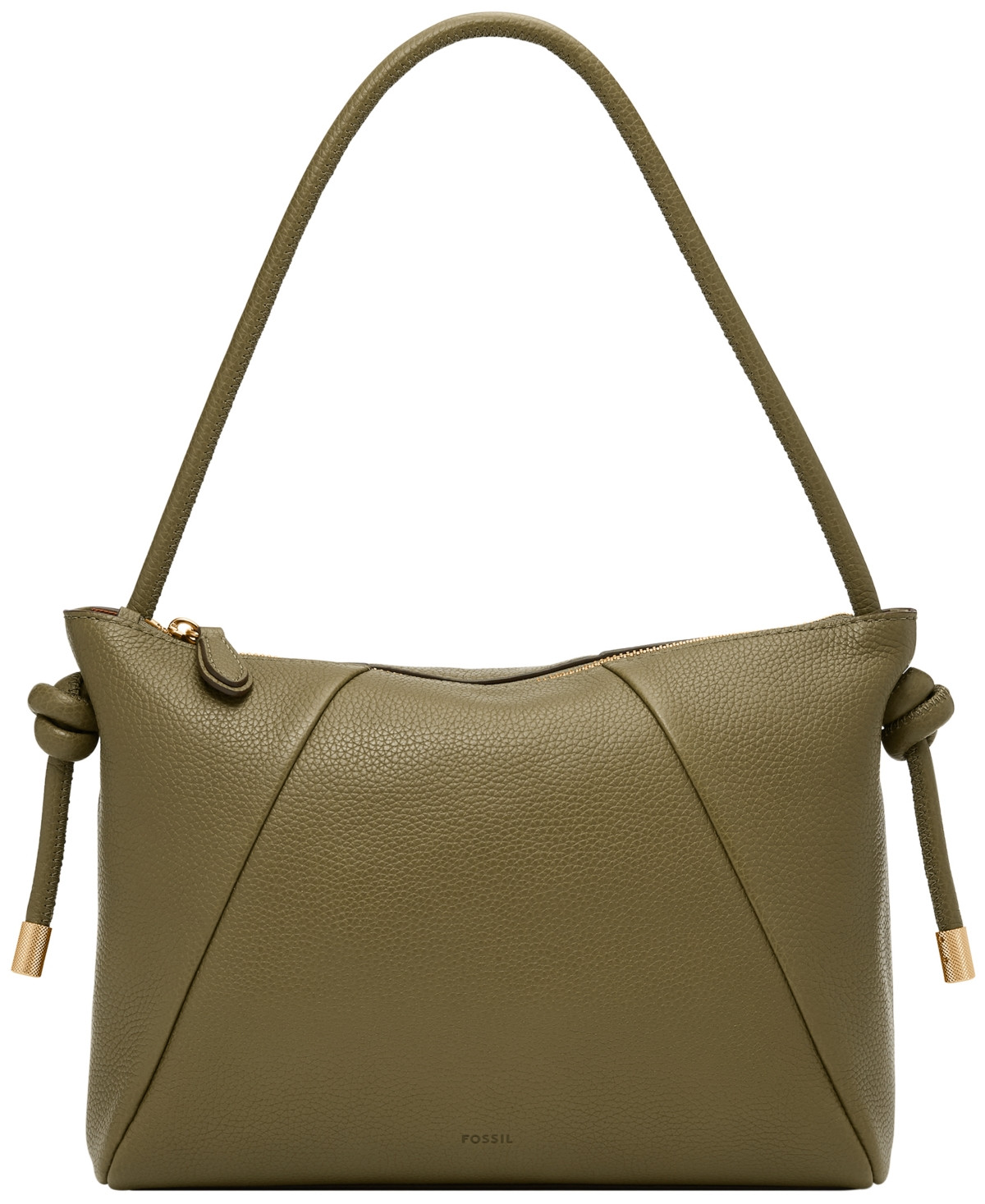 Fossil Willa Leather Medium Shoulder Bag - Green | Macy's