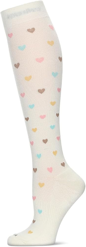 MeMoi Wellfit Women's Multicolor Hearts Rayan Blend 8-15MMHG Graduated Compression Socks | Amazon (US)