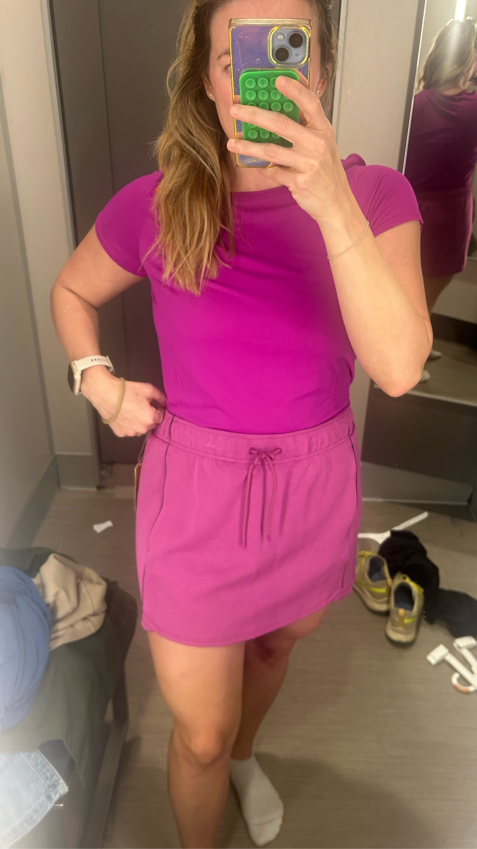 Target Athleisure find! This set is so cute - y’all already know this is my favorite workout top - this skirt (with biker shorts attached) is so comfy and comes in 2 other colors! Might have to get this for my upcoming Disney trip! Linking the matching sweatshirt to the sweatskirt too because the set is super cute! 

#LTKStyleTip #LTKFitness #LTKFindsUnder50