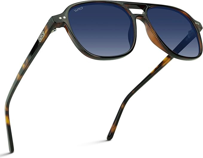 WearMe Pro Polarized Aviator Classic Double Bridge Women's Sunglasses | Amazon (US)