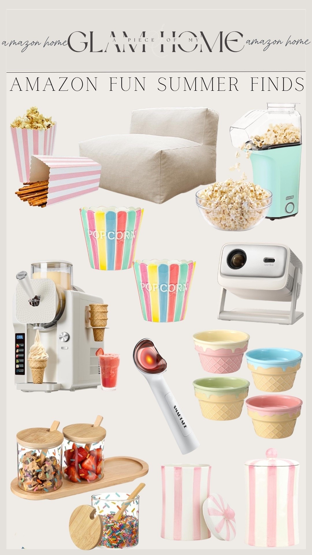 Amazon summer finds, popcorn bar, ice cream bar, movie night, summer hosting, backyard movie night, outdoor entertaining, family movie night, popcorn station, ice cream sundae bar, cozy summer nights, patio entertaining, summer party ideas, Amazon hosting finds, home entertaining, snack station, movie night essentials, outdoor projector, summer decor, entertaining essentials, family fun night, neutral hosting decor, affordable Amazon finds, aesthetic hosting, summer gathering ideas, popcorn containers, sundae toppings bar, backyard setup, cozy home finds, summer must haves, hostess finds

Comment SHOP below to receive a DM with the link to this post on my LTK ⬇ https://liketk.it/6erUt