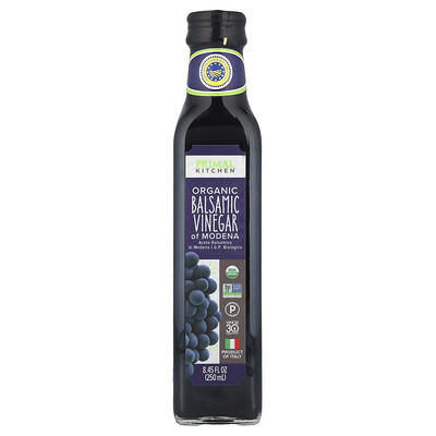 Primal Kitchen, Organic Balsamic Vinegar of Modena, 8.45 fl oz (250 ml) | iHerb