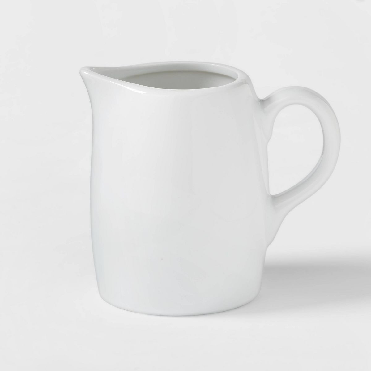 8oz Ceramic Creamer Pitcher White - Threshold™ | Target