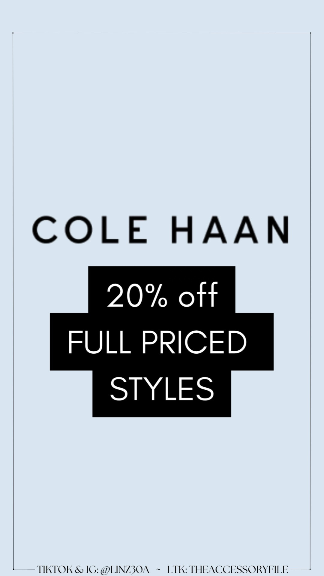 Tap any item below, click COPY CODE, then click SHOP NOW, then add anything to your cart, and PASTE the code at checkout! 

Womens shoes, women’s sandals, men’s shoes, men’s loafers, women’s belts, purses, handbags, spring fashion, spring shoes, spring accessories 

#LTKSpringSale #LTKSaleAlert #LTKShoeCrush