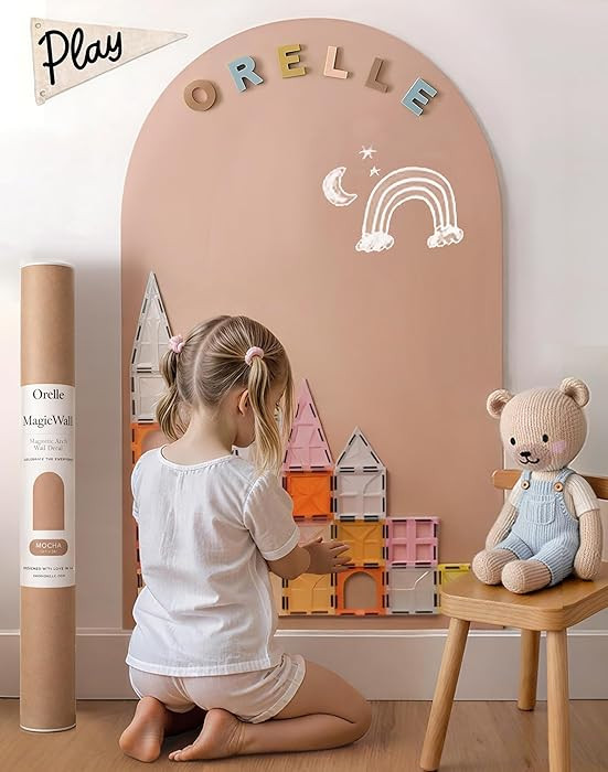 Orelle MagicWall | Magnetic Arch Wall Decal – Repositionable & Renter-Friendly | Peel & Stick M... | Amazon (US)