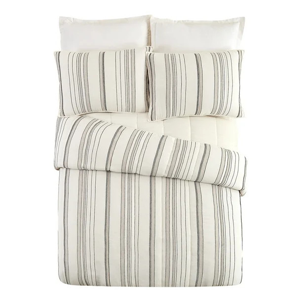 Better Homes & Gardens Ticking Stripe Quilt King - Walmart.com | Walmart (US)