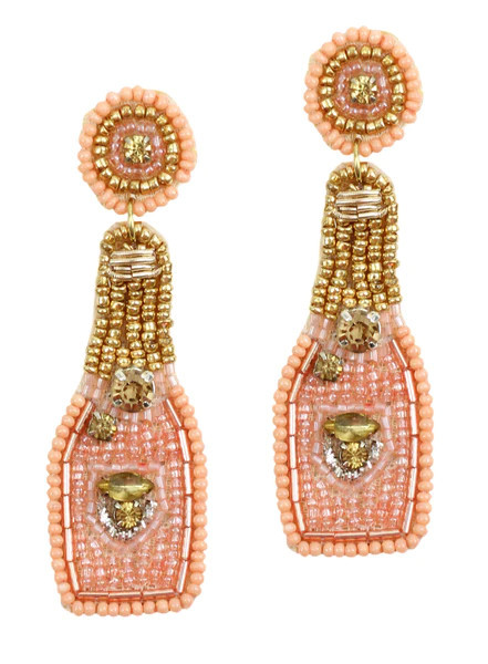 The Champagne Earring | Bourbon and Boweties
