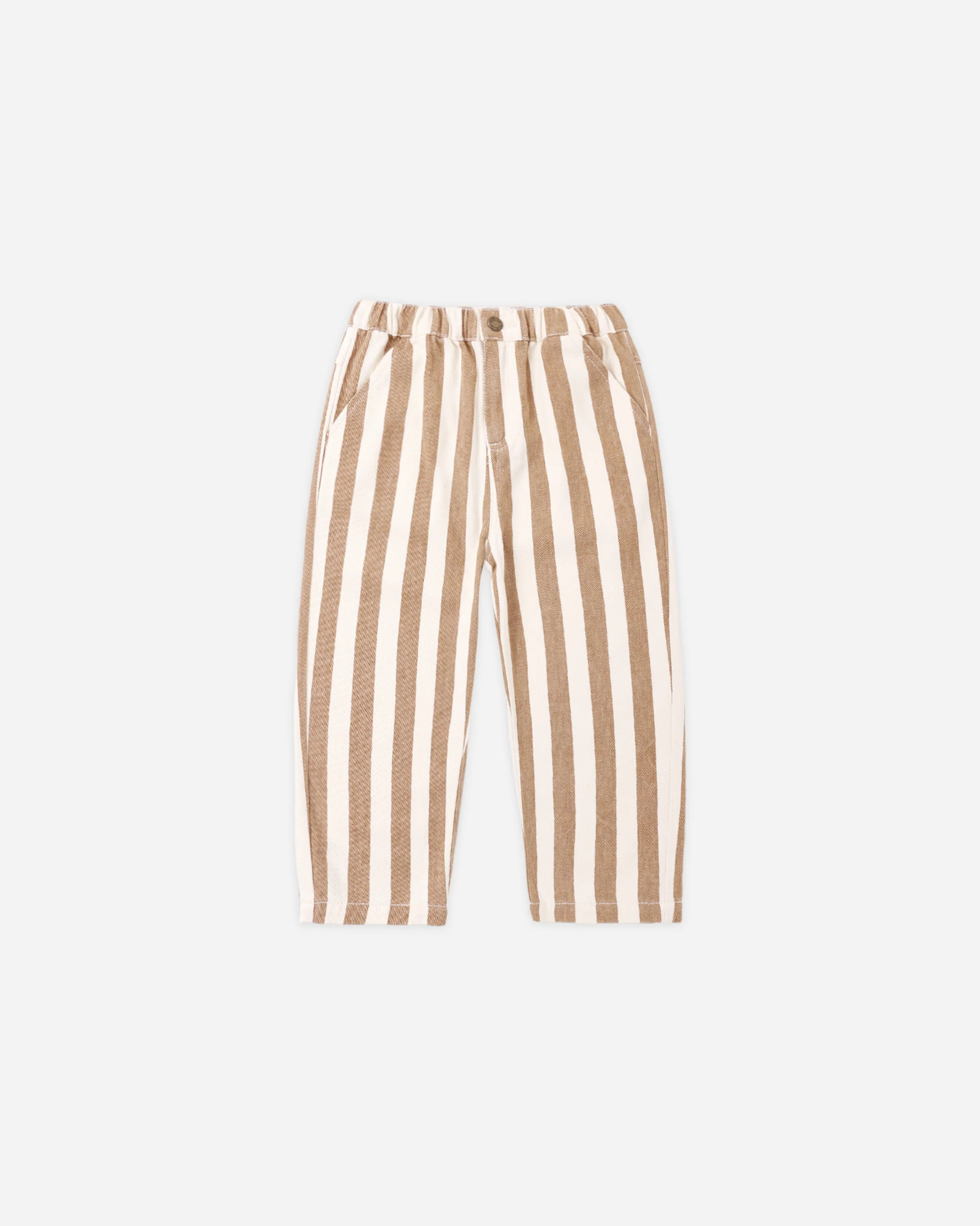 Baggy Pant Fawn Pinstripe | Rylee + Cru