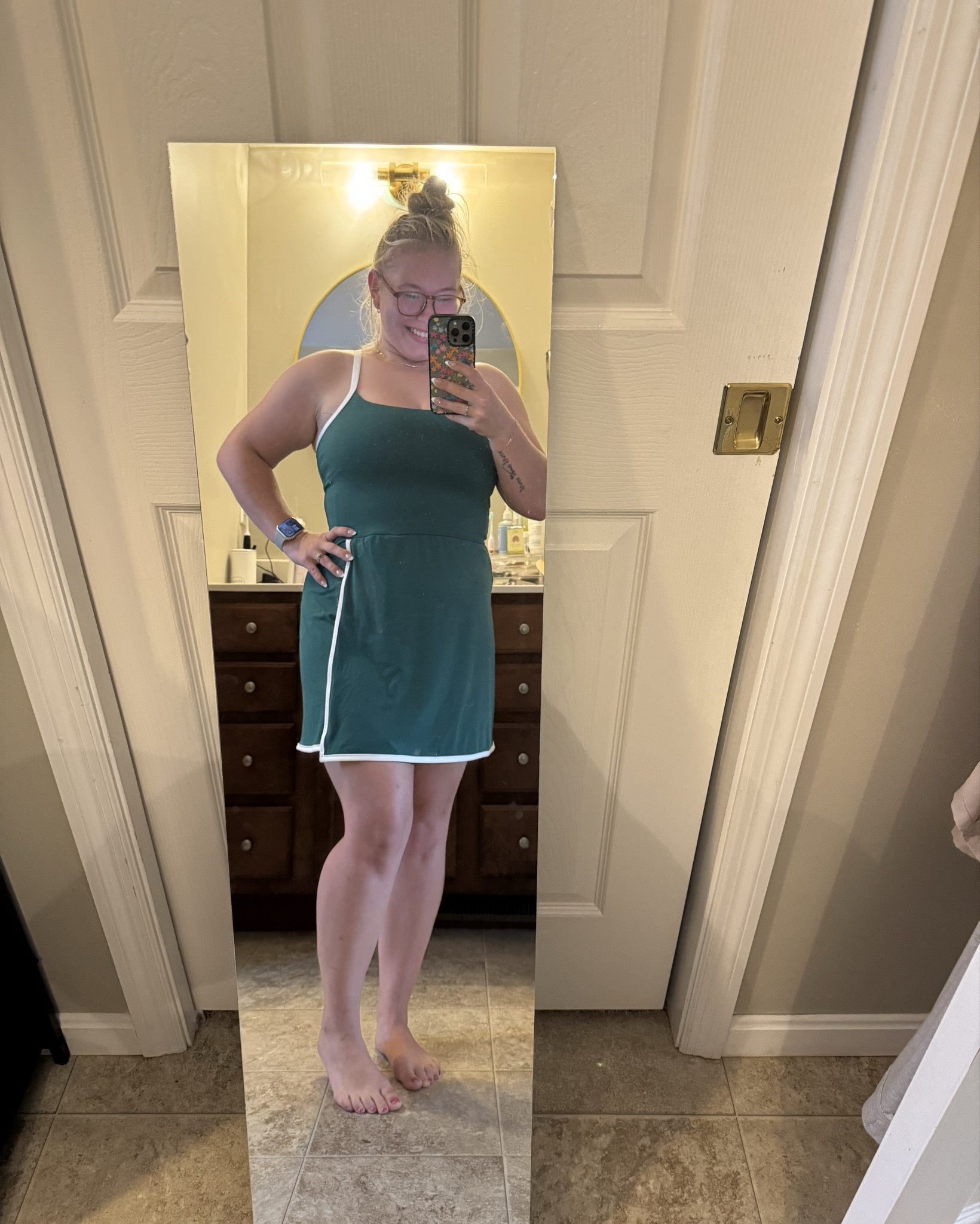 Another day another mom fit… active addition. The white trim is perfect and the shorts underneath with pockets and rubber to keep it from slipping are perfection 😍

#LTKActive #LTKFindsUnder50 #LTKSeasonal