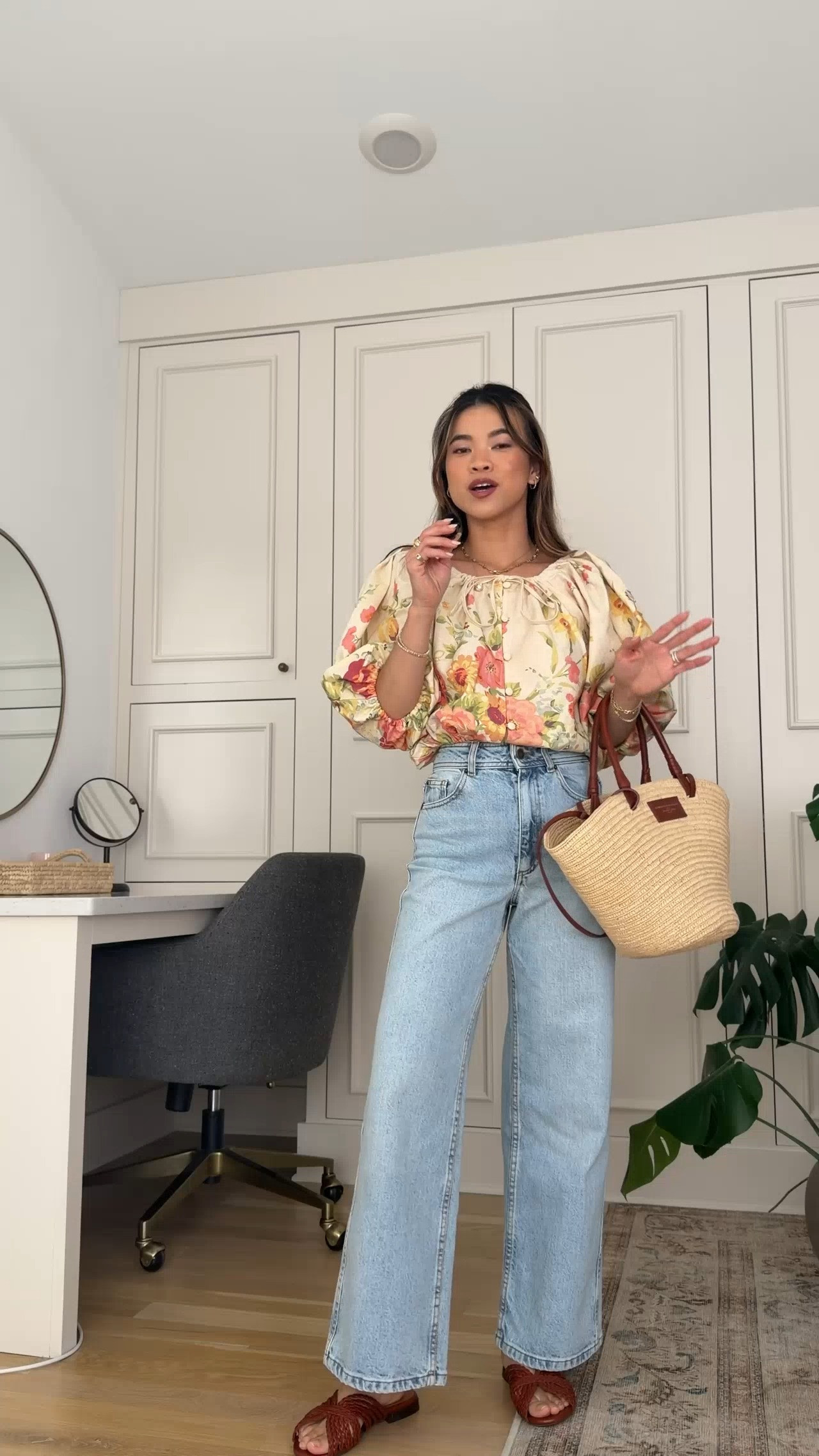 How gorgeous is this @SEZANE blouse! I love this print going into autumn.

Sizing info:
-Sezane Camelia Shirt (Size 2 in Estate Print)
-Sezane Le Crop Washed (Size 0 in Bleach)

petite fashion, get dressed with me, outfit inspiration, ootd, nashville outfit, Nashville influencer, petite style, vacation style, casual outfits, mom style, petite pants, spring outfits, spring outfit info, spring pants, spring outfit idea, spring top, summer pants, Sezane pants, spring shoes, petite jeans, petite wide leg jeans, sezane blouse, summer blouse, autumn blouse

#LTKootd #LTKSeasonal #LTKPetite