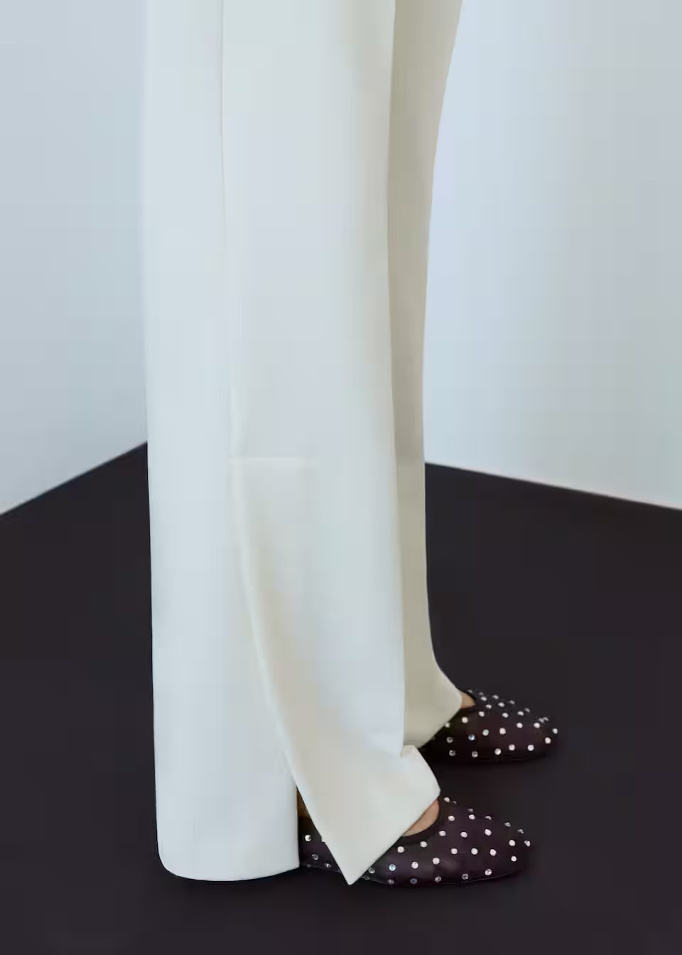 Rhinestone ballerinas | MANGO (UK)