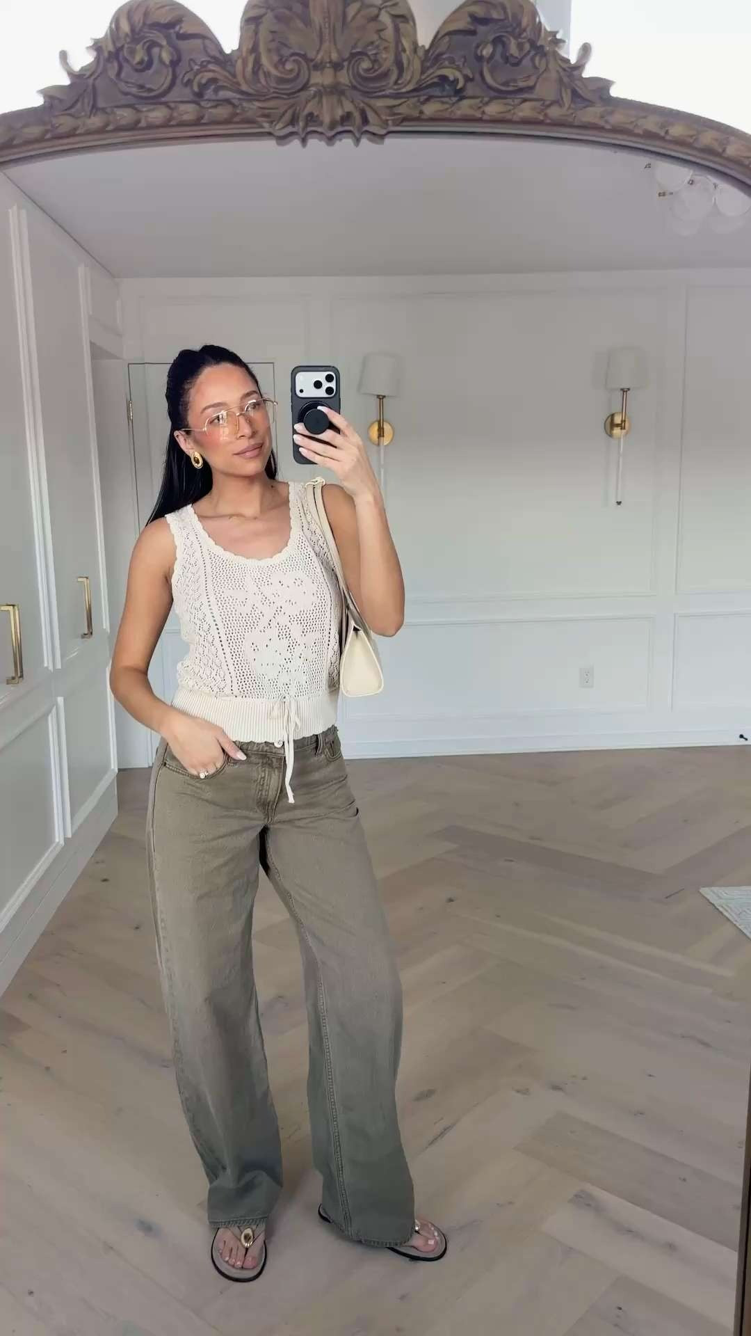 Spring outfit!! 25% OFF Abercrombie with code AFLTK. Wearing a 27 long jeans (light brown), S tank, shoes fit TTS

Spring outfit idea, spring transition outfit, casual chic outfit, mom outfit, casual outfit, postpartum outfit 

 

#LTKSpringSale #LTKootd #LTKSeasonal