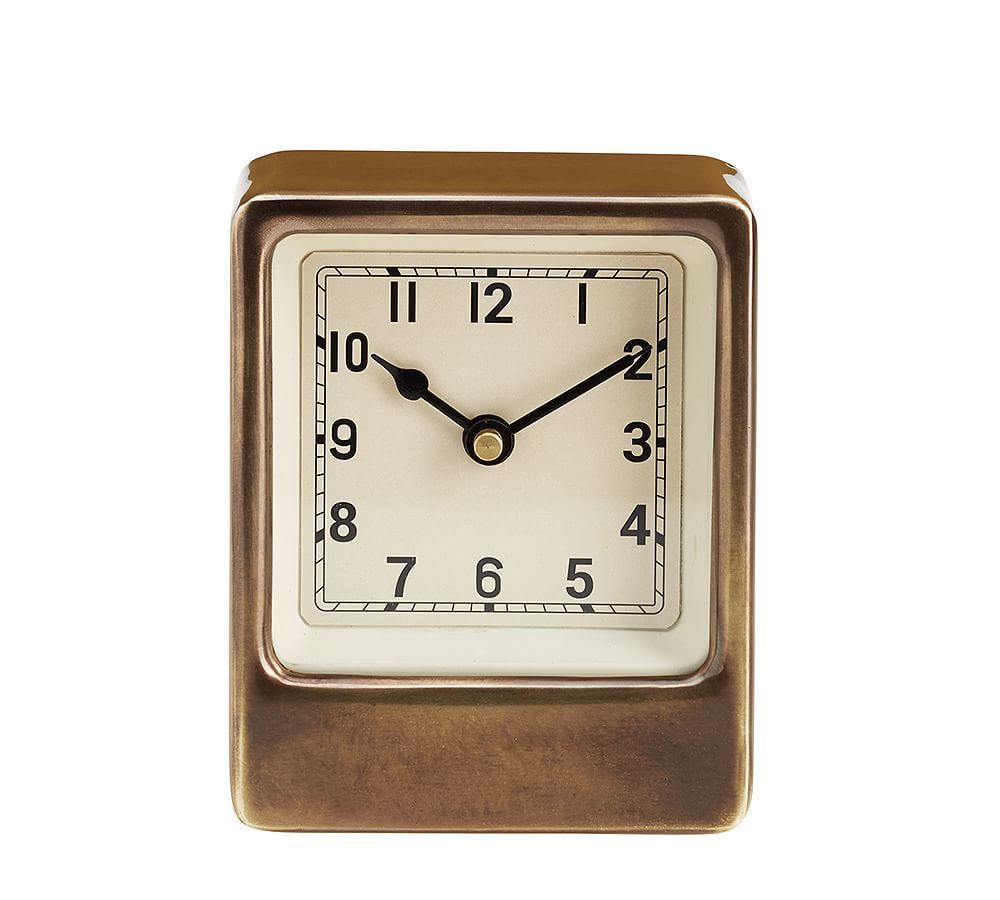 Anton Desktop Clock | Pottery Barn (US)