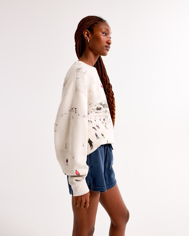 Ski Destination Vintage Sunday Crew | Abercrombie & Fitch (US)