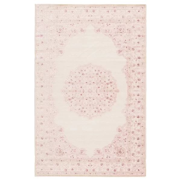 Fontanne Oriental Pink/White Area Rug: carpet | Wayfair North America