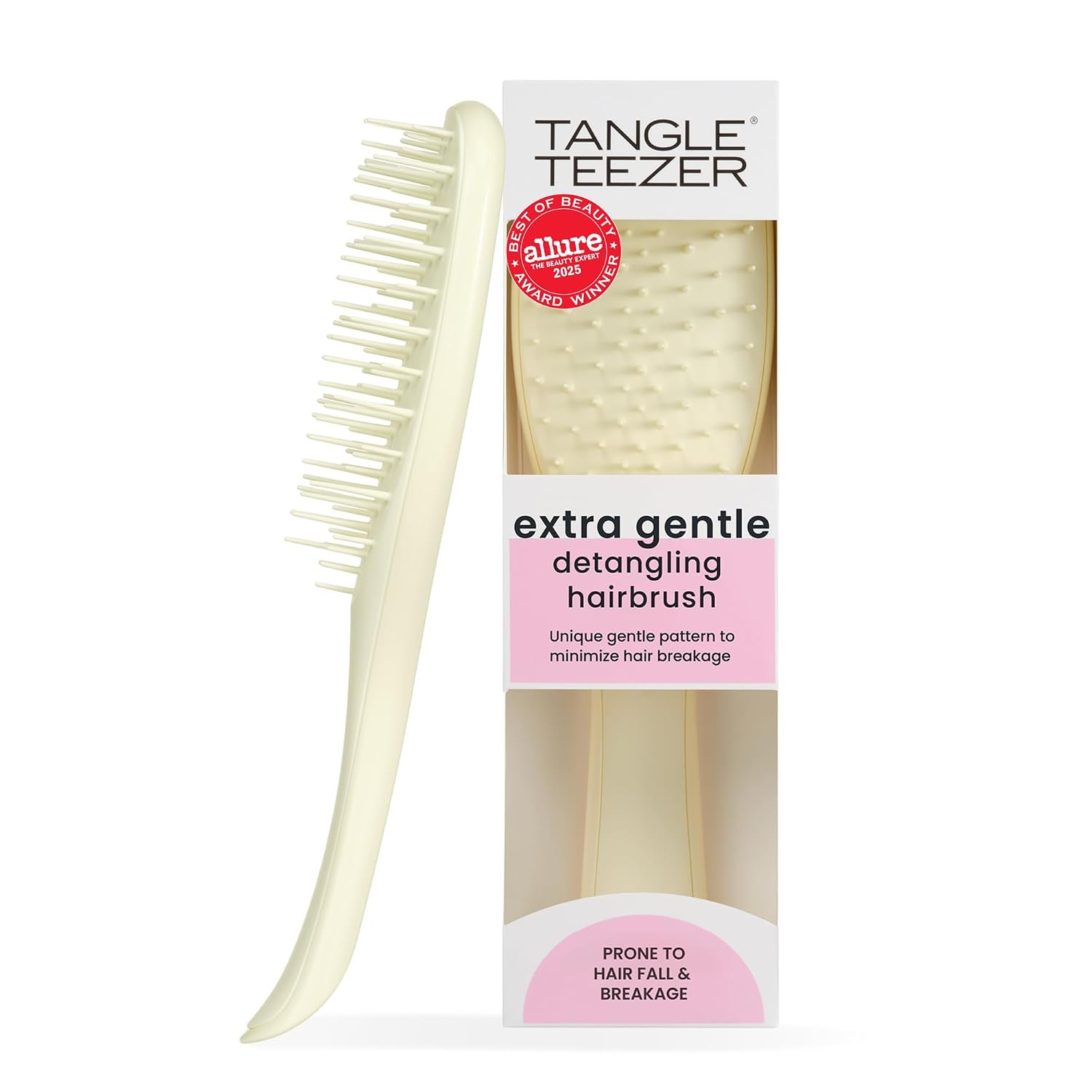 Tangle Teezer Extra Gentle Detangler Brush, Fragile Hair, Chamomile Yellow | Amazon (US)