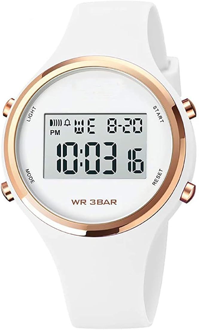 XCZAP Outdoor Sport Watches Alarm Clock 5Bar Waterproof LED Digital Watch | Amazon (US)