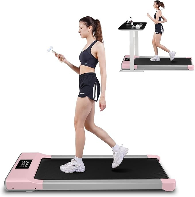 SupeRun Under Desk Treadmill, Walking Pad, Portable Treadmill with Remote Control LED Display, Qu... | Amazon (US)