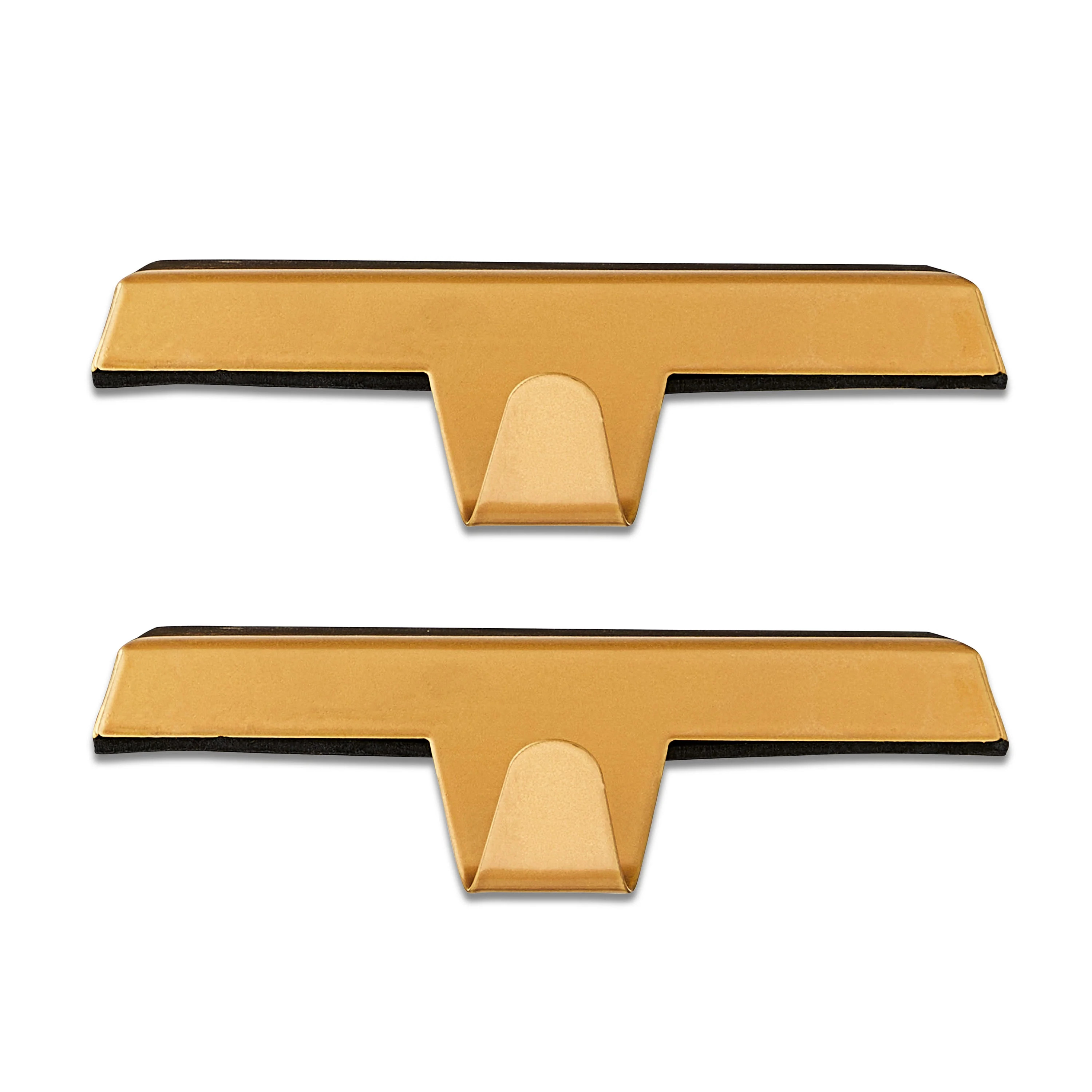 2-Piece Metal Christmas Stocking Holder Set with Gold Finish, by Holiday Time | Walmart (US)