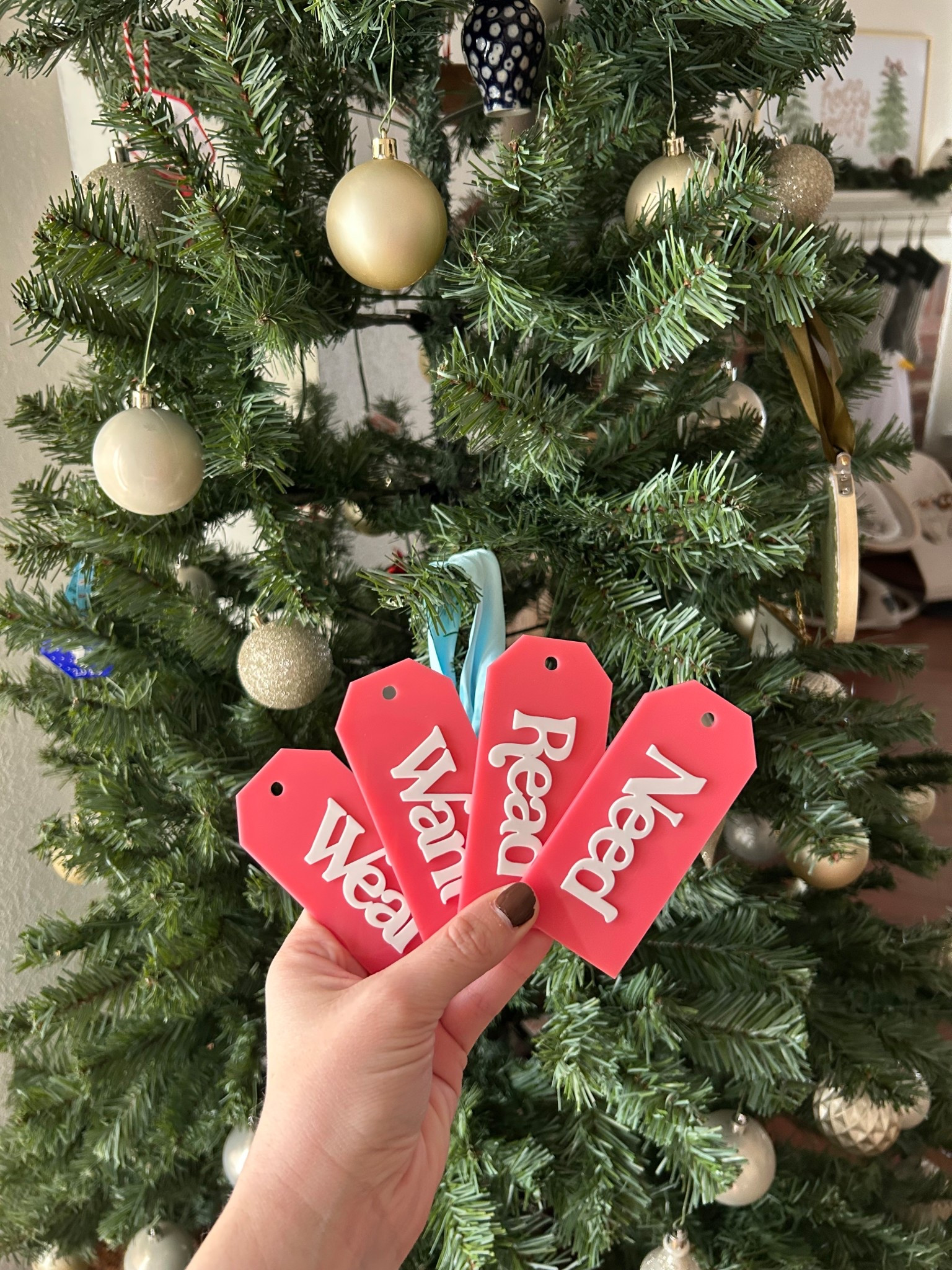 Acrylic Holiday Gift Tags
Color: Pink
Want, need, wear, read christmas



#LTKGiftGuide #LTKKids #LTKHoliday