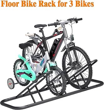 Mr IRONSTONE Bike Rack, Floor Bike Rack for Garage, Indoor/Outdoor Bike Storage Stand Bicycle Par... | Amazon (US)