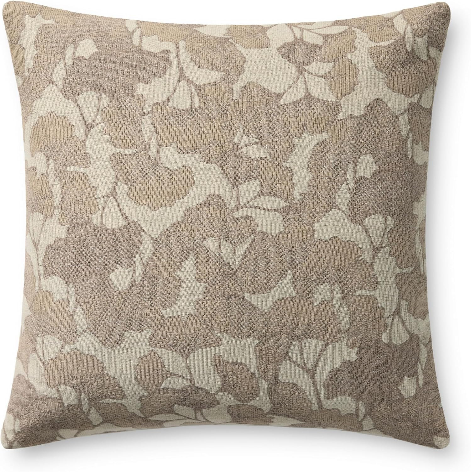 Loloi Chris Loves Julia Fawn Collection PCJ0032 Ivory/Silver 20'' x 20'' Cover w/Poly Pillow | Amazon (US)