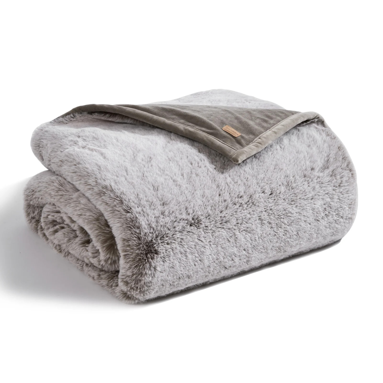 Luxury Soft Faux Chinchilla Fur Throw Blanket 1220GSM | Wayfair North America