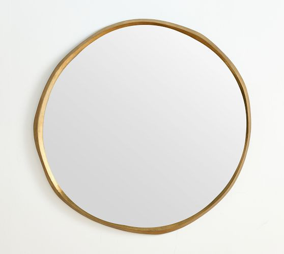 Sedona Oversized Round Mirror | Pottery Barn (US)