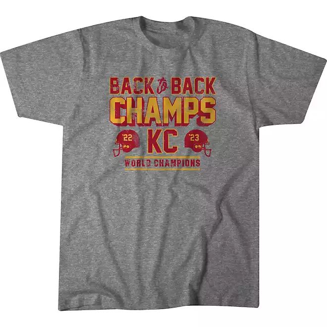 BreakingT Men's Chiefs Back to Back Champions T-Shirt | Academy | Academy Sports + Outdoors