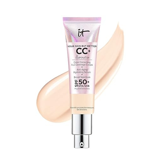 IT Cosmetics Your Skin But Better CC+ Cream Illumination - Color Correcting Cream, Full-Coverage ... | Amazon (US)
