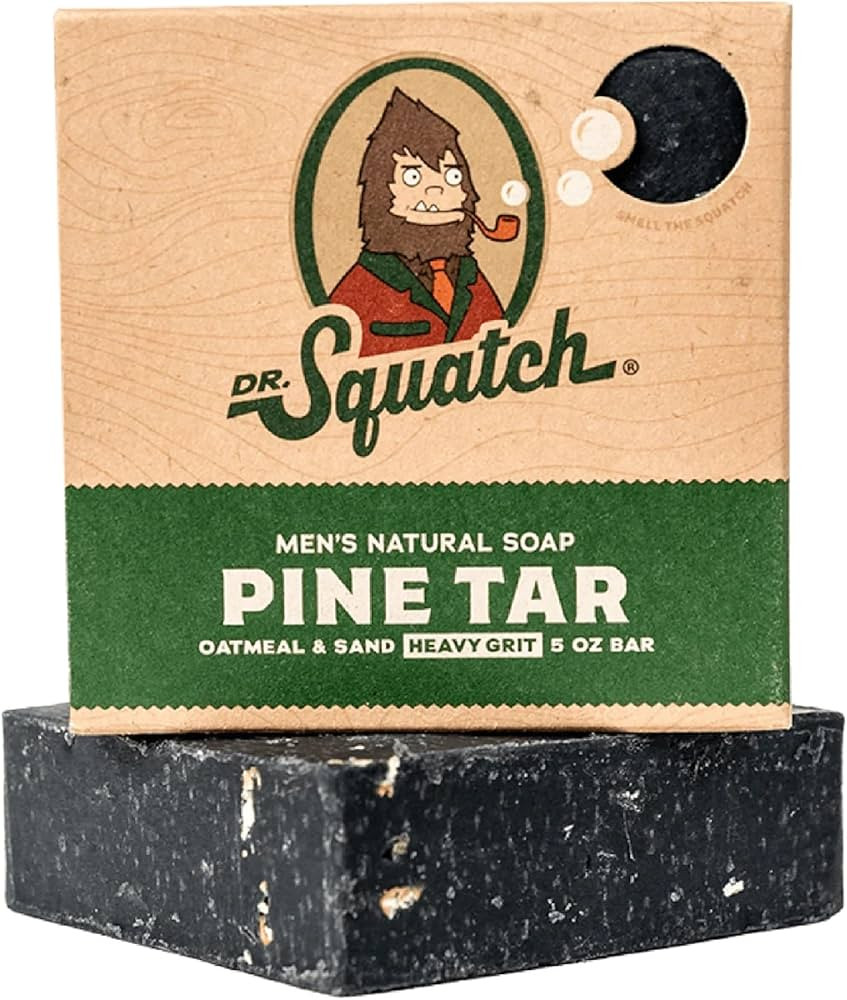 Dr. Squatch All Natural Bar Soap for Men with Heavy Grit, Pine Tar | Amazon (US)
