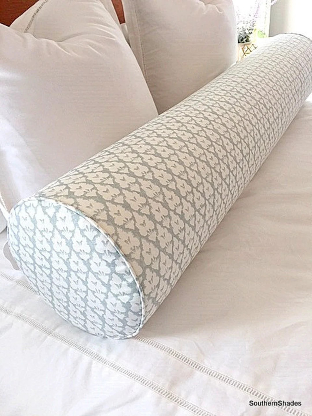 One or Both Sides - Thibaut Arboreta Spa Blue/navy/green/blush/brown/cranberry/charcoal Pillow Co... | Etsy (US)