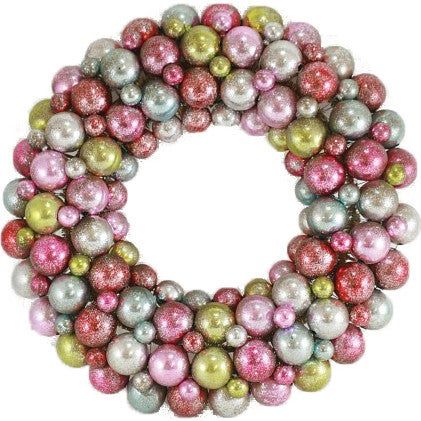 Encrusted Wreath, Multi | Maisonette