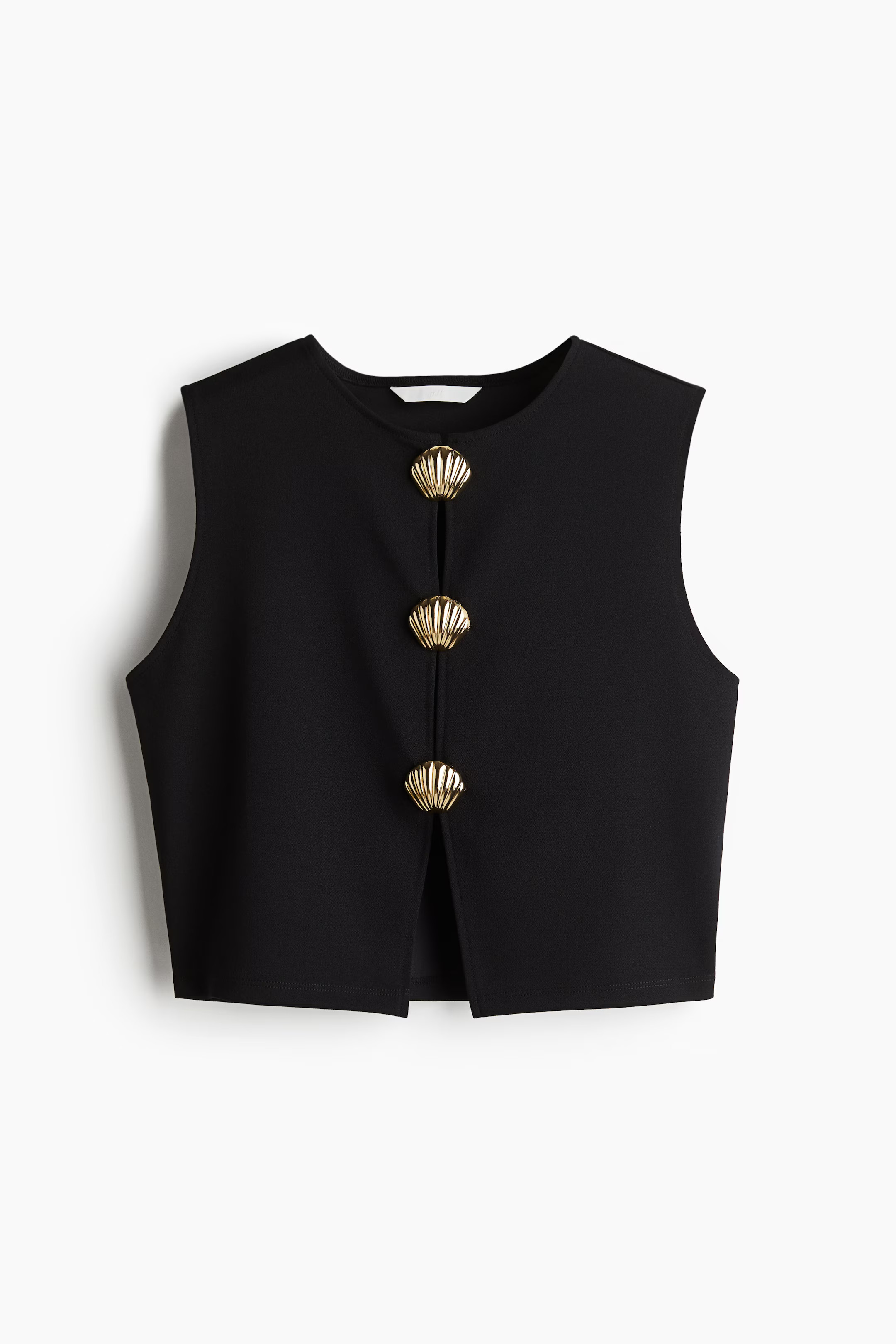 Button-Decorated Top | H&M (US + CA)