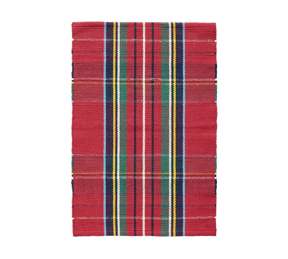 Stewart Plaid Performance Rug | Pottery Barn (US)