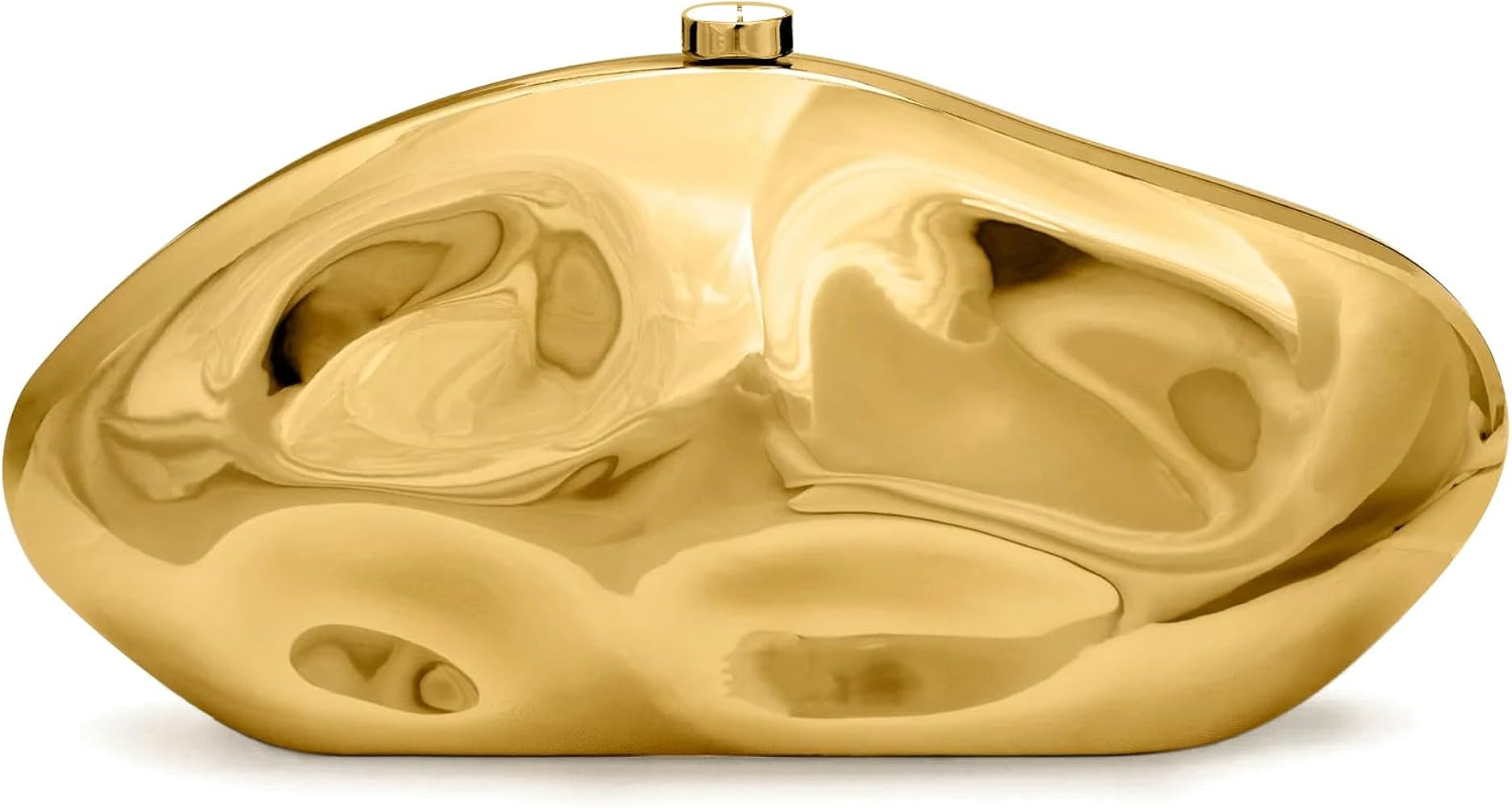 Acrylic Clutch Purse for Women Evening Bag, Irregular Shell Acrylic Purse Box Clutch with Chain f... | Amazon (US)