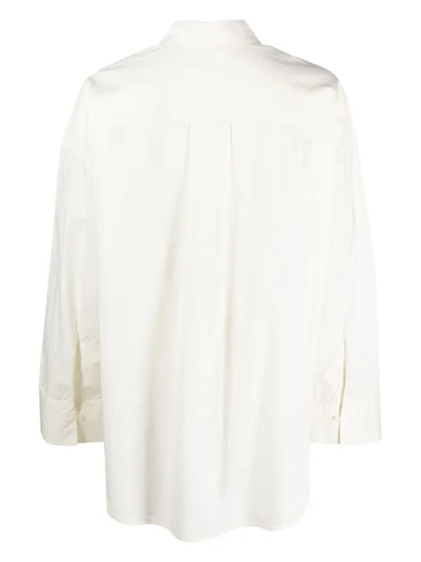 By Malene Birger Derris Organic Cotton Shirt | White | FARFETCH KE | Farfetch Global